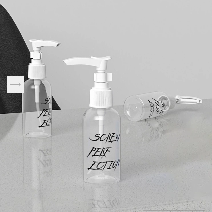 Empty Shampoo Plastic Bottle