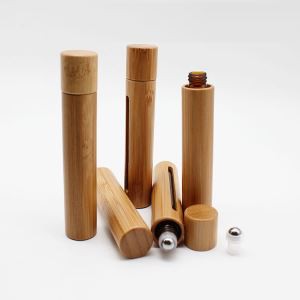 8ml 10ml Bamboo Glass Roller Bottle
