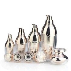 Acrylic Lotion Pump Plastik kosmetik nan boutèy